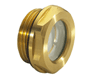 GN 743.3 - Brass Fluid Level Sight Glasses with ESG Glass