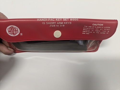 allen key set 666