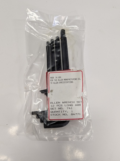 ...allen key set 741