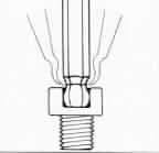key in socket head screw hole