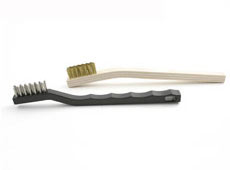 tooth brush style brush