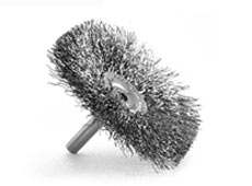 flare  mandrel mounted brush