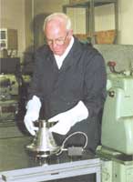using a cone mounter bearng heater