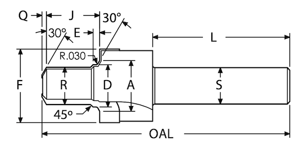 and10050r port cutter dimensions