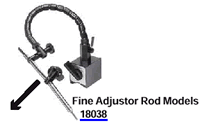 V-Bottom & Magnetic Base #18035 Flexbar Universal Holder NO Fine Adjuster Rod 