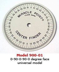 Miracle Point 900-03 centering head 0-360 degree Counter Clockwise