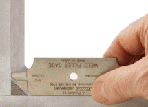 fillet weld gage