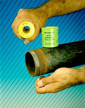 Mitchell Abrasives 54H-C Round Crocus Polishing Cord .025 Diameter x 25 Feet 