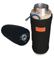 molded rubber plug with large bypass