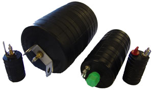 rubber plug with bypass