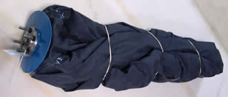 deflated line stop plug