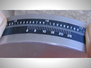 Our Precision Outside Circumference Tapes are available in the Blue Easy to Read material