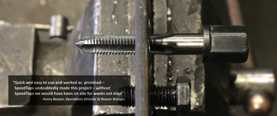 speec_tap thru metal sheet