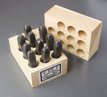 double digit steel stamps